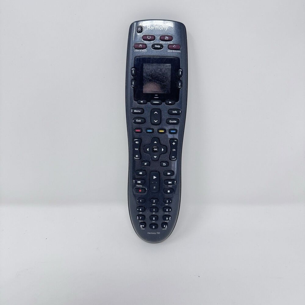 Logitech Harmony 700 Universal Remote Control Black *READ* AS IS/REPAIR